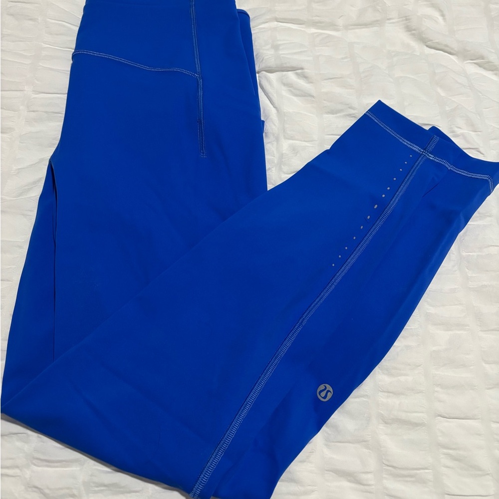 Lululemon Athletica Electric Blue Leggings